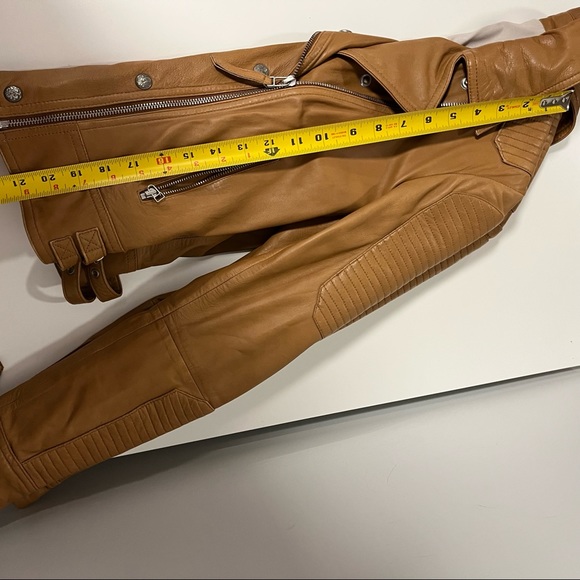 Danier moto jacket tan size small - Picture 6 of 9